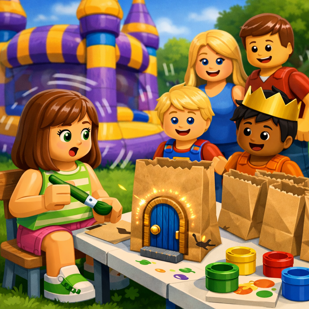 The Painted Party Bag