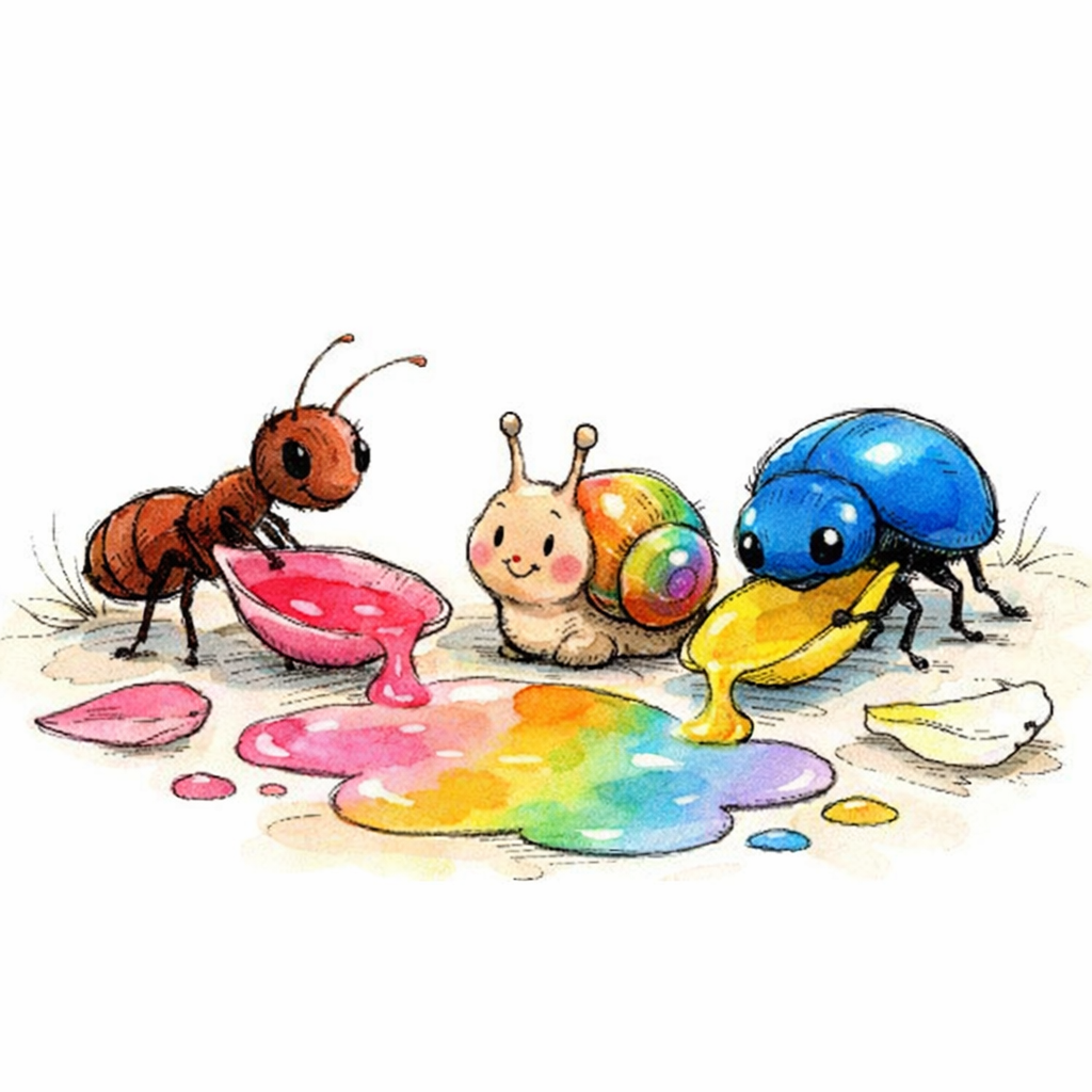 Pipspot Paints a Rainbow