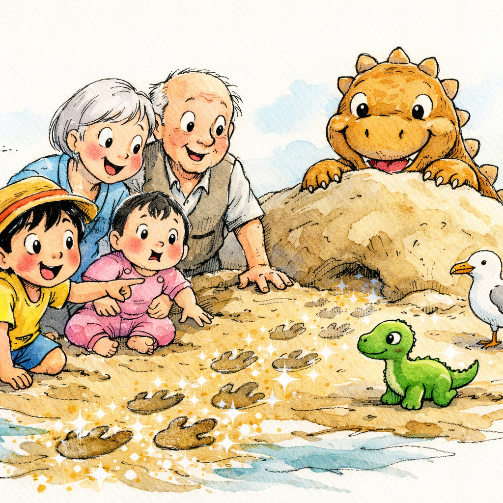 William’s Dinosaur Beach Day